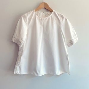 COS white cotton blouse